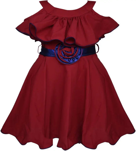 Girls Midi/Knee Length Party Dress fre264rd