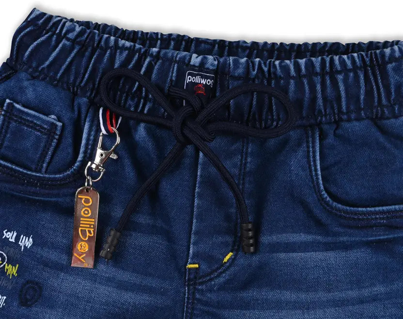Boys Stylish Denim with Belt Accessory