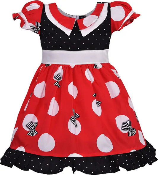 Girls Midi/Knee Length Casual Dress ctn350brd
