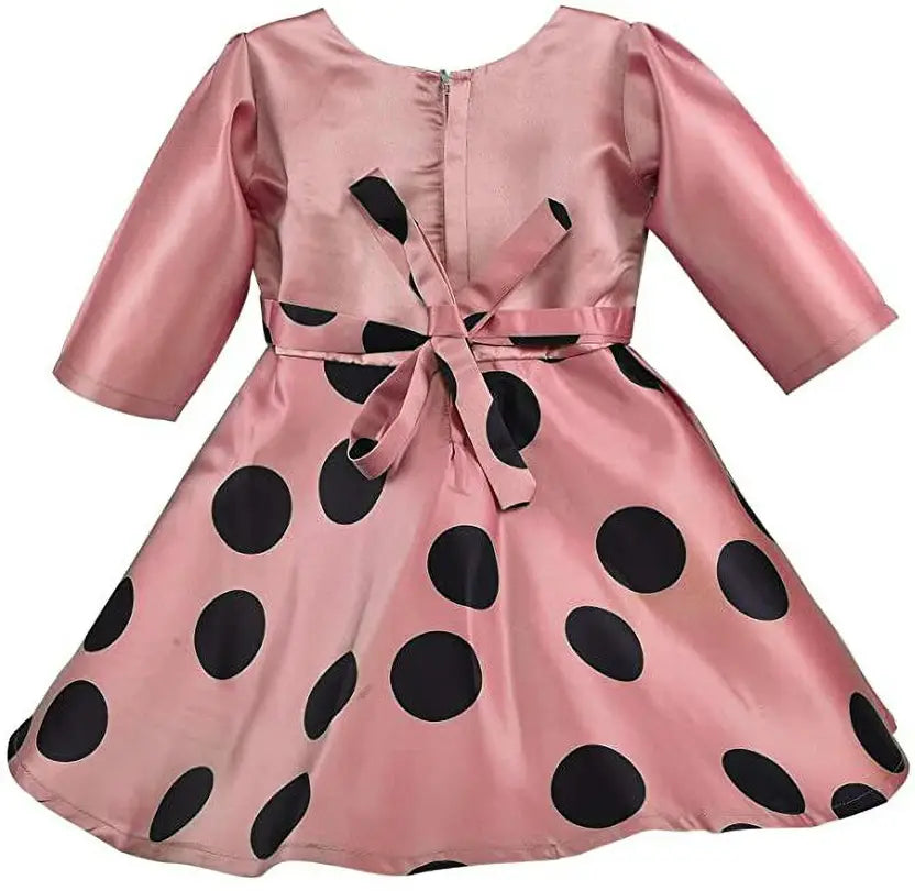 Girls Midi/Knee Length Party DressÂ Â (stn805pch)