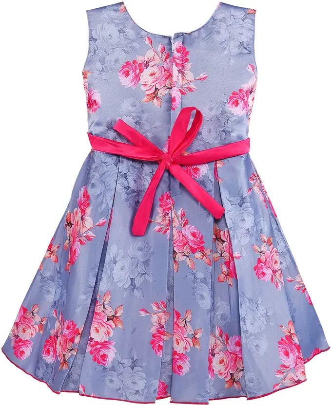 Baby Girls Midi/Knee Length Casual Dress stn806pnk