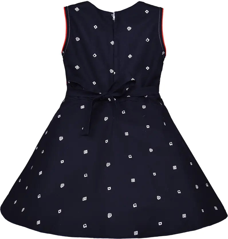 Girls Midi/Knee Length Casual Dress ctn054wnb