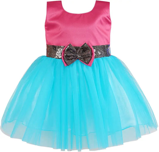 Baby Girls Midi/Knee Length Party Dress fe3132blu