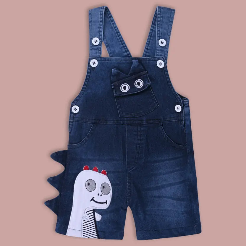 Dungaree For Baby Boys Casual Solid Cotton Blend 