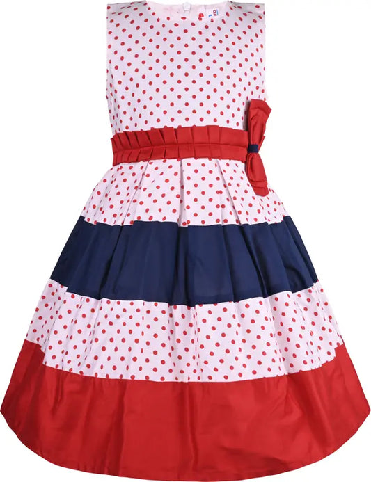 Girls Midi/Knee Length Casual Dress ctnp657rd