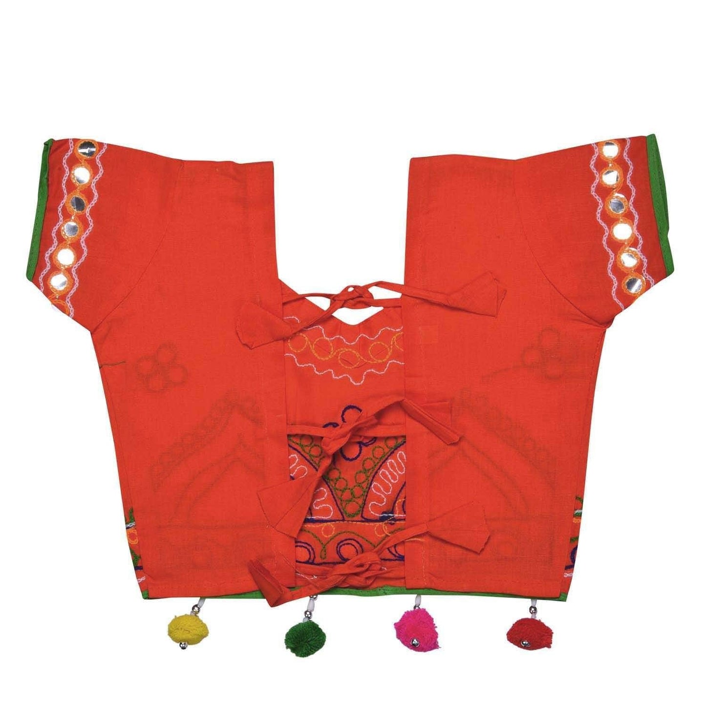 Girl's Cotton Ghaghra Choli, Leghnga Choli, Chania Choli 143org -   Dresses