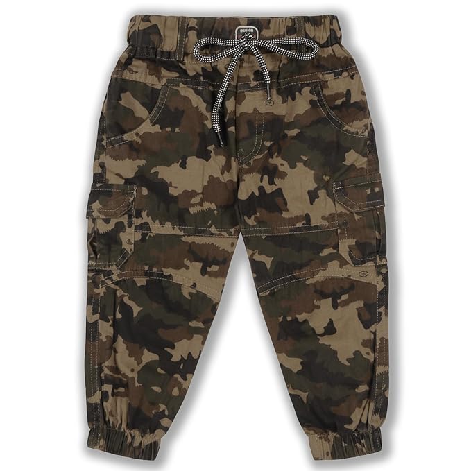 Boys Camouflage Printed Jogger Fit Jeans