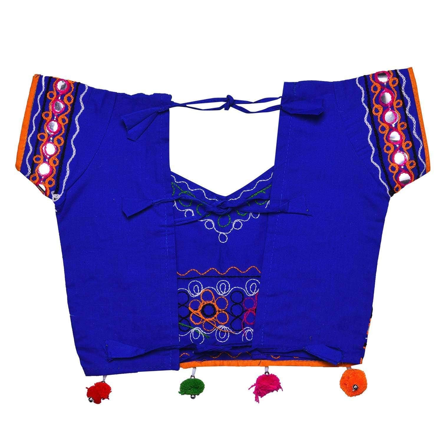 Girl's Cotton Ghaghra Choli, Leghnga Choli, Chania Choli 144b -   Dresses