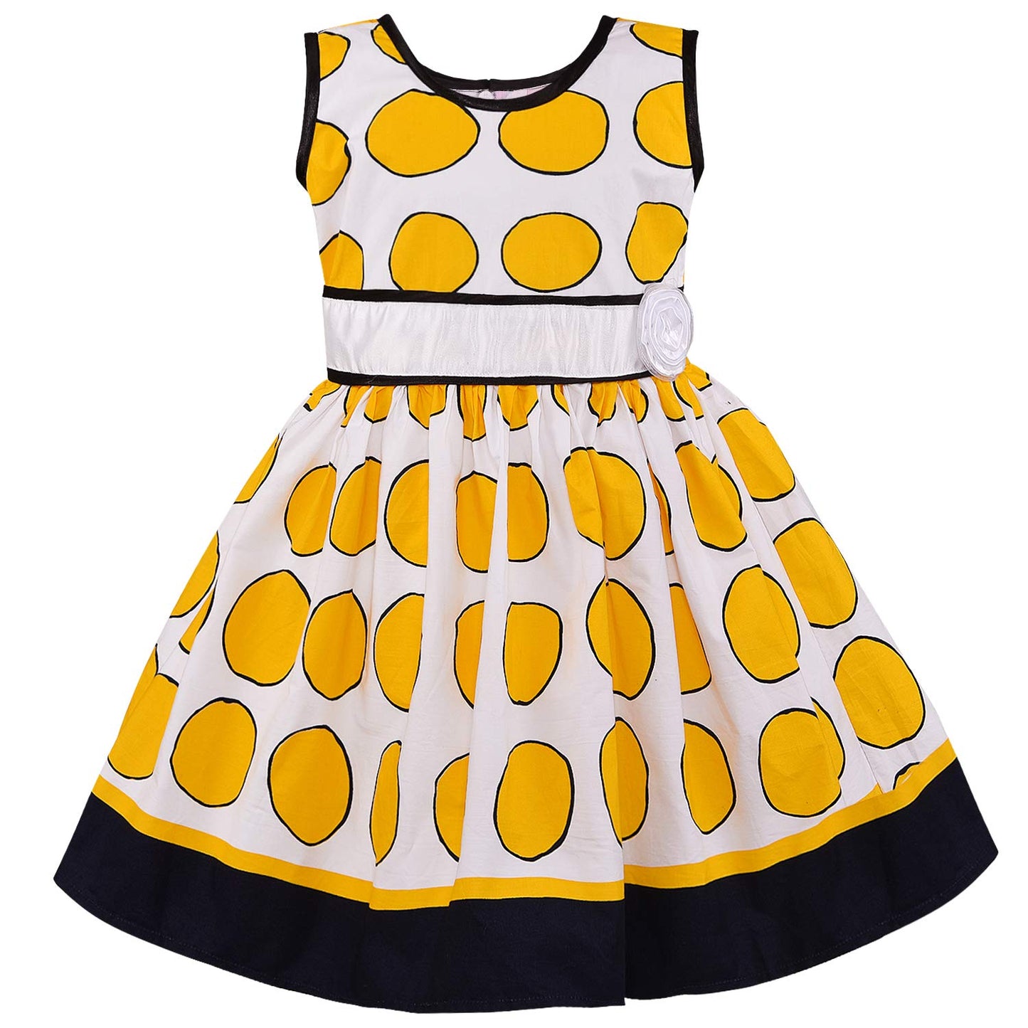 Baby Girls Cotton Dress Causal Frocks for Girls-(ctn353y)