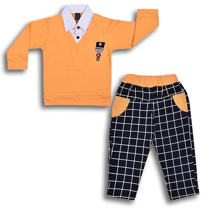 Cotton Clothing Set for Baby Boys hfs598y