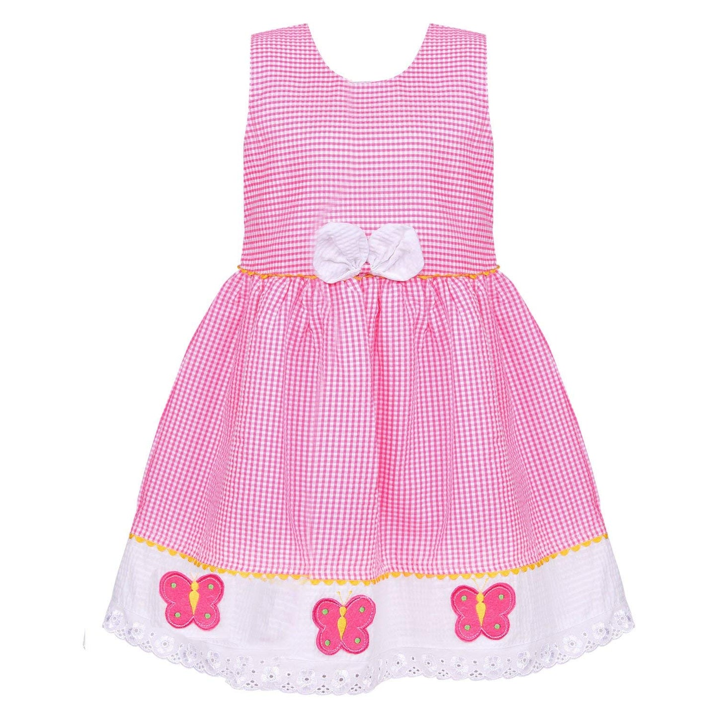 Baby Girls Cotton Frock Dress Ctn272P -  Cotton Wear - frocks Cotton Wear - baby dress