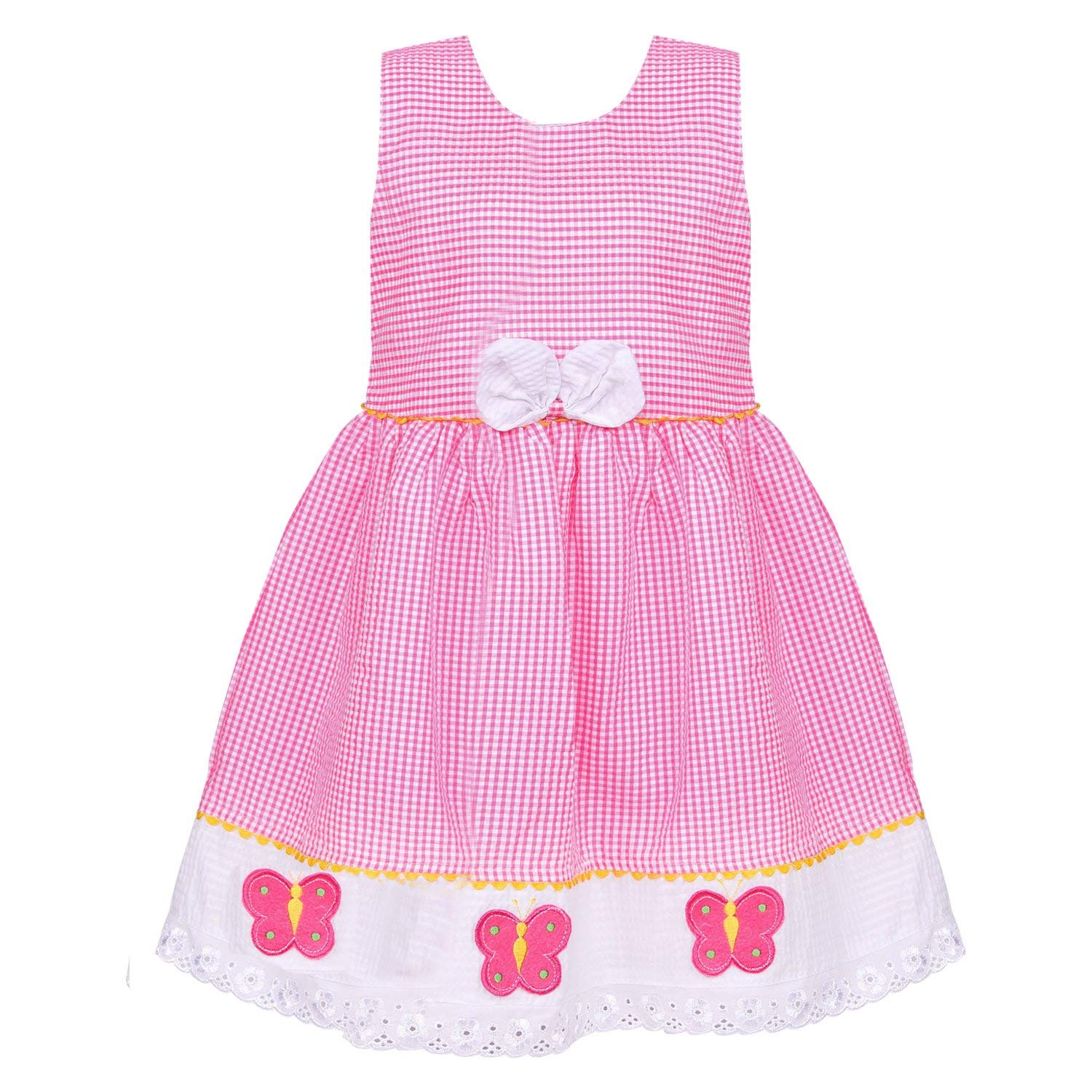 Baby Girls Cotton Frock Dress Ctn272P -  Cotton Wear - frocks Cotton Wear - baby dress