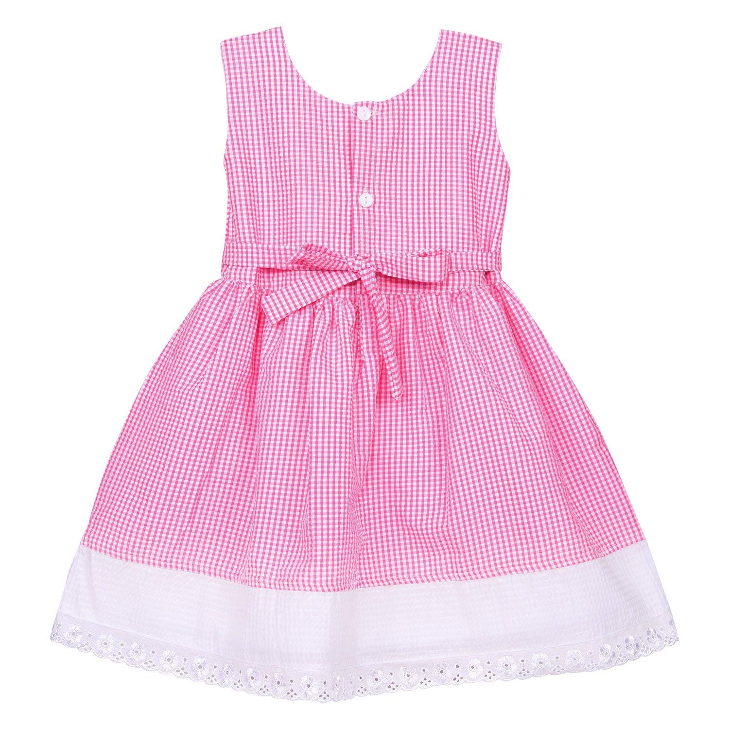 Baby Girls Cotton Frock Dress Ctn272P -  Cotton Wear - frocks Cotton Wear - baby dress