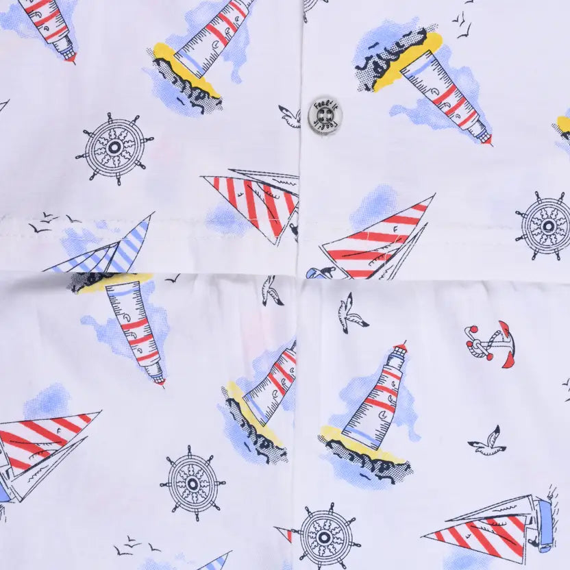 Unisex Cotton Printed Nightsuits