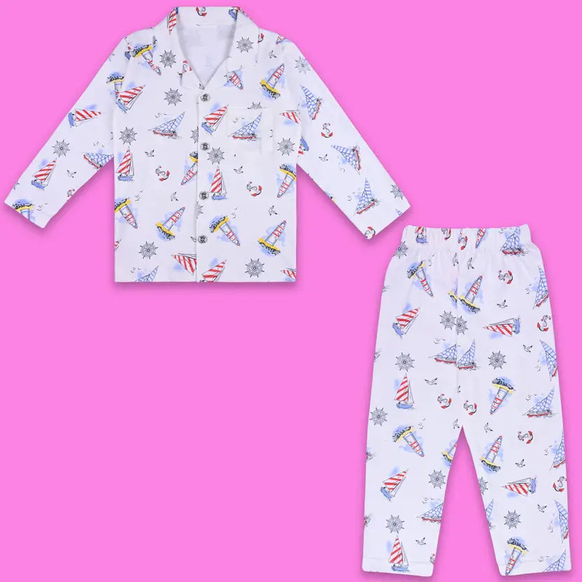 Unisex Cotton Printed Nightsuits