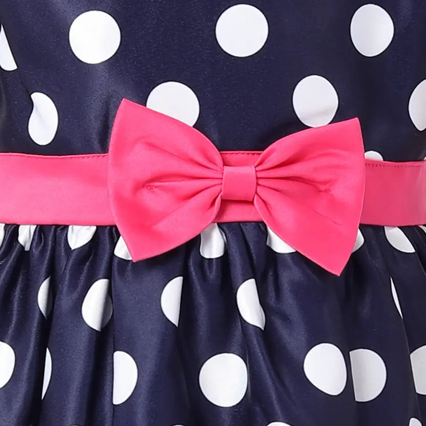 Baby Girls Dress Frock for Girls-(stn743blknw)