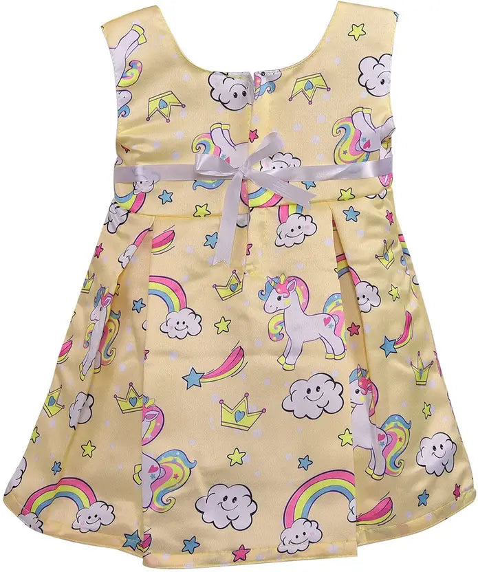 Girls Midi/Knee Length Casual Dress stn773ylw