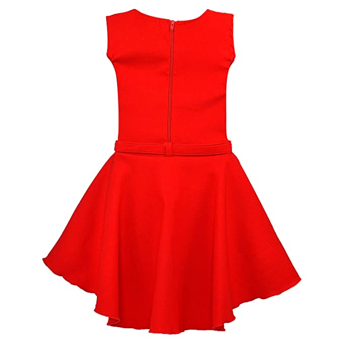 Girls Casual Western Dress - Japan Satin - (CSL236rd)