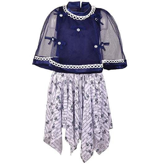 Girls Casual Western Dress - Japan Satin - (CSL238nb)