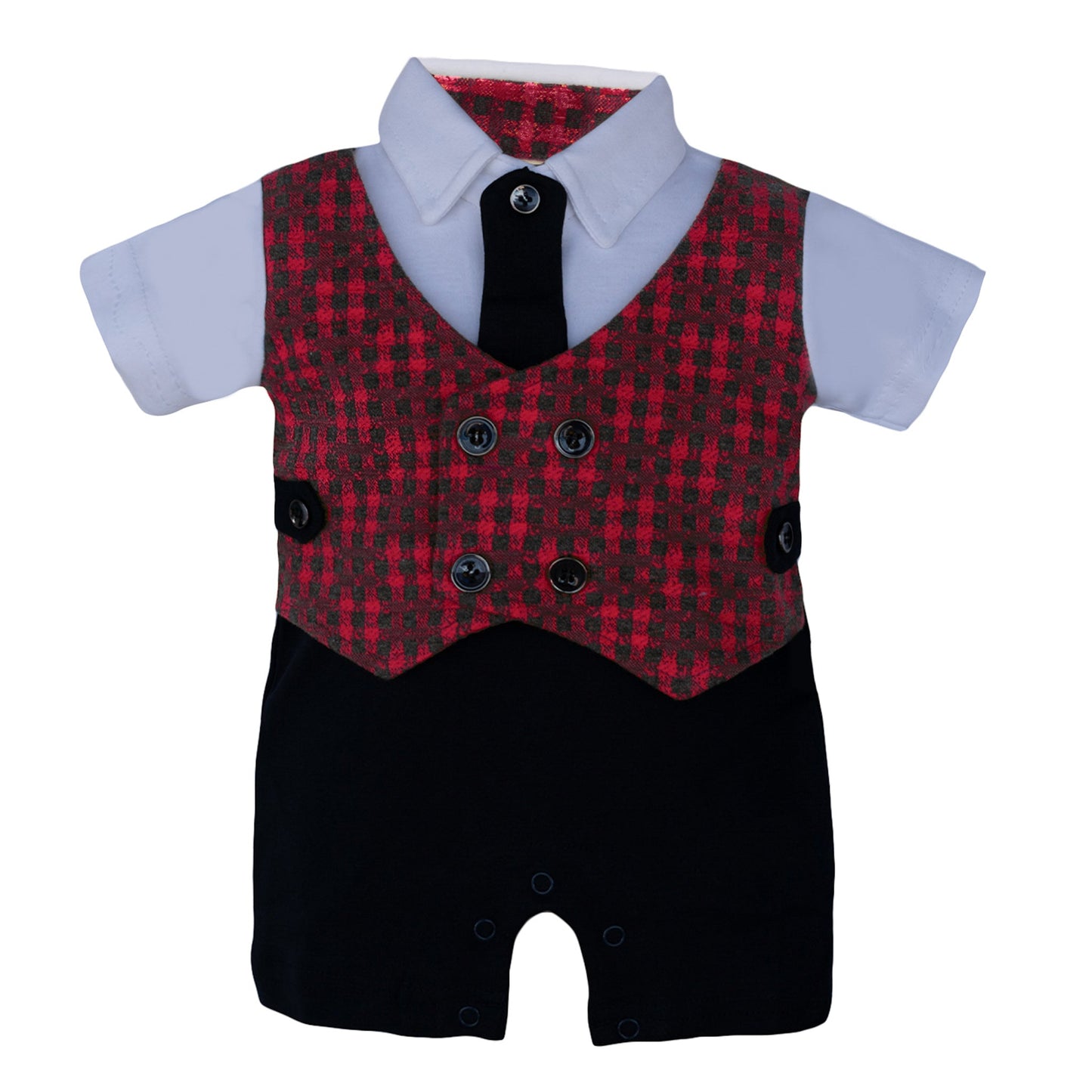 Boys Rompers For Kids-(bt82red)