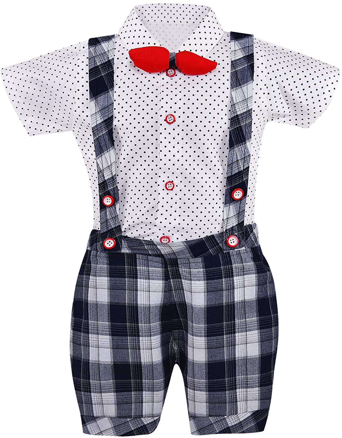Baby Boys Dungaree Dress For Kids-(bt68rd)