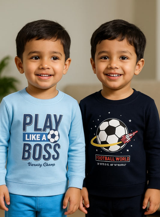 Baby Boys & Baby Girls Printed Cotton Blend Regular T ShirtÂ btc055nbsb