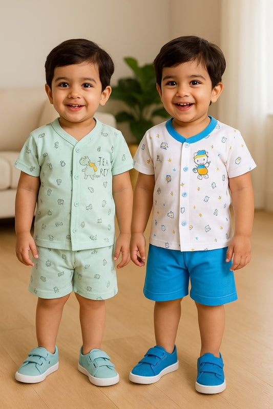 Baby Boys Casual T-shirt ShortsÂ Â btc2051blulg