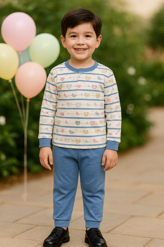 Infants cotton T-shirt and lounge pant