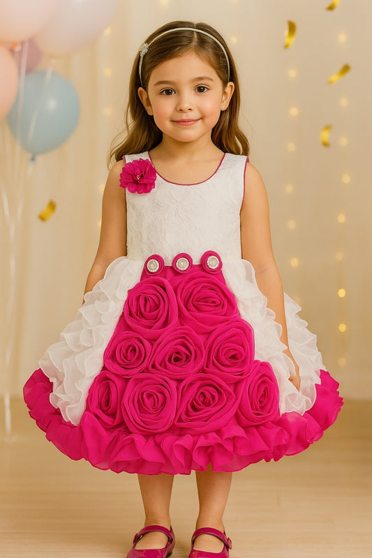 Baby Girls Party Wear Frock Dress