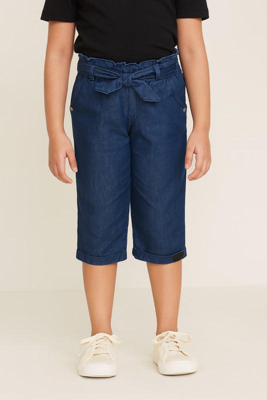 Girls Clean Look Mid-Rise Jeans