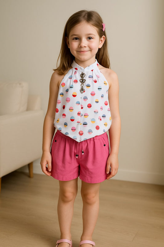Girls Top and Skirt Clothing Set
