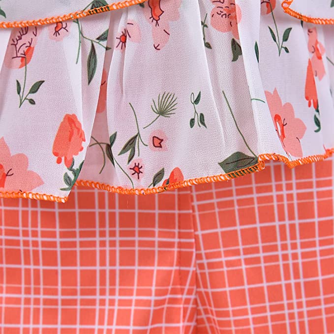 Baby Girls Top and Shorts Dress for Girls-(csl289org)