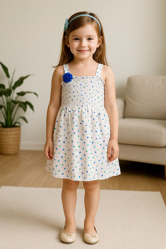 Baby Girls Frocks Dress for Girls-(csl310blu)