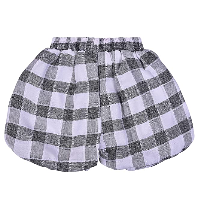 Baby Girls Top and Shorts Dress For Girls-(csl319blk)