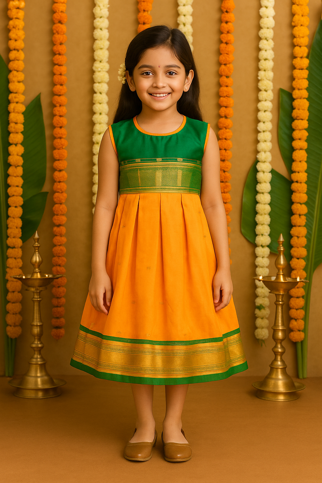 Baby Girls Midi/Knee Length Festive/Wedding Dress eth003mstd