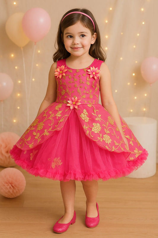 Baby Girl's Knee Length A-Line Dress