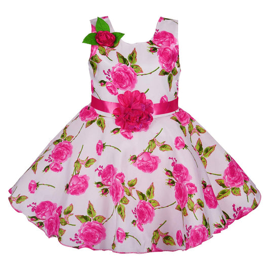 Baby Girls Party Wear Dress Birthday Frocks For Girls fe2678pnk -  Party Wear - frocks Party Wear - baby dress