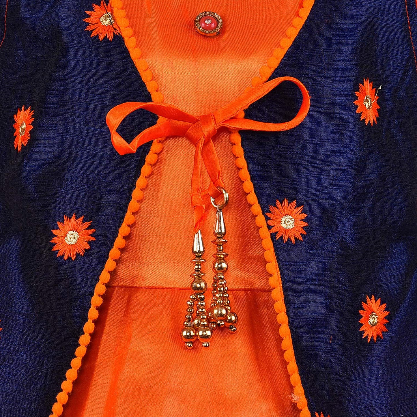 Baby Girls Partywear Frocks Dress For Girls (fe2781org)