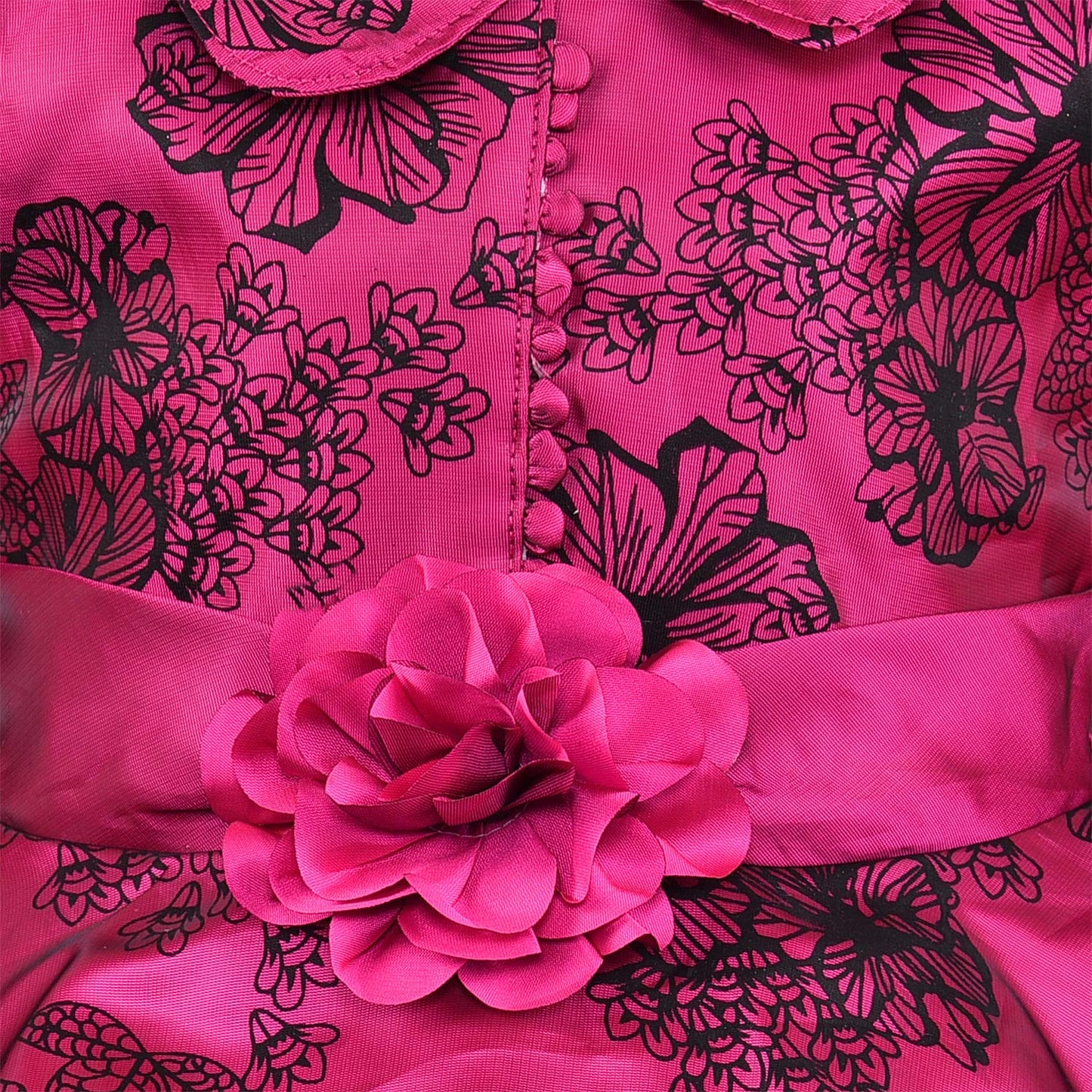 Baby Girls Partywear Frocks Dress For Girls (fe2787pnk)