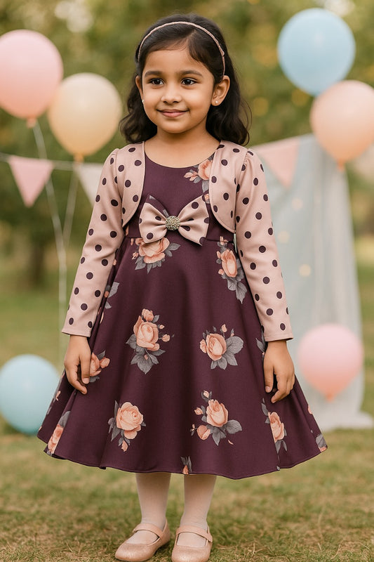 Baby Girls Frock Dress-(fe2811ppl)