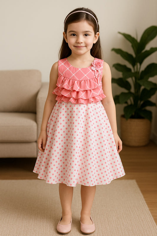 Baby Girls Dress Frock-fe2813pch