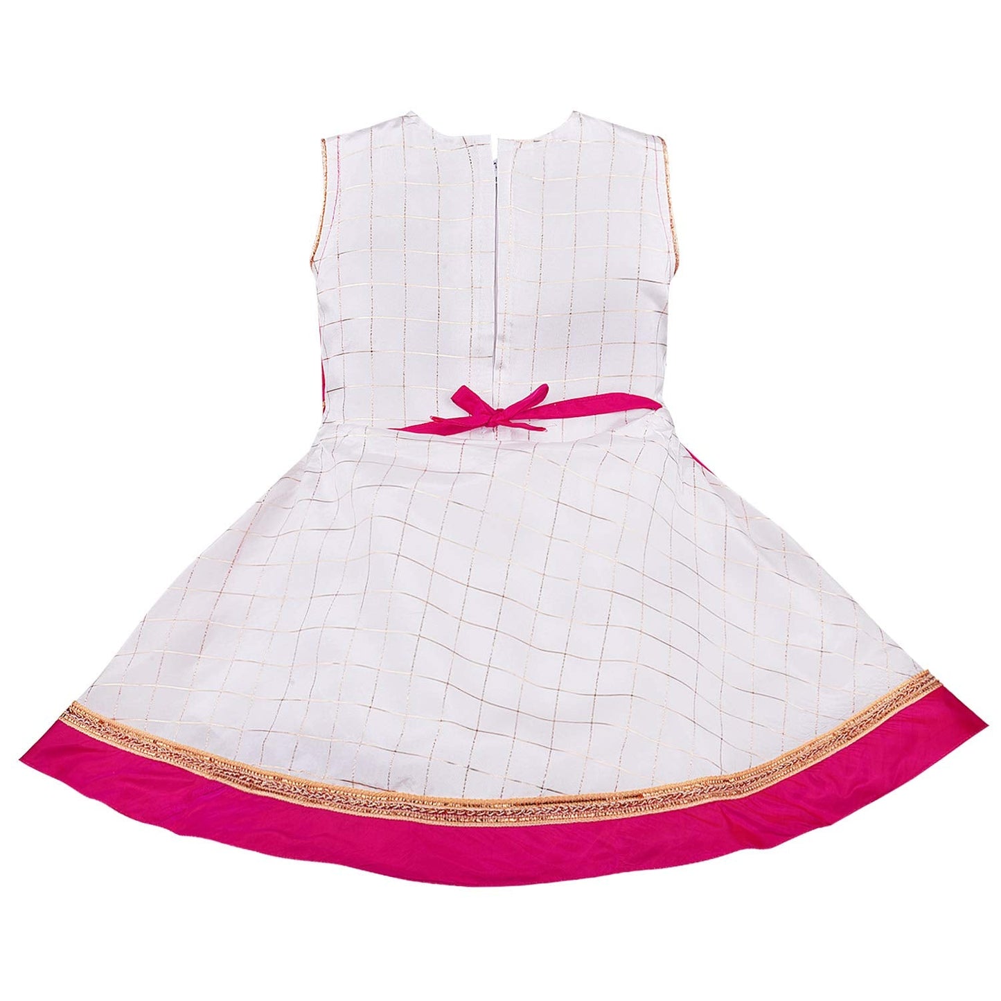 Baby Girls Partywear  Dress Frock (fe2926pnk)