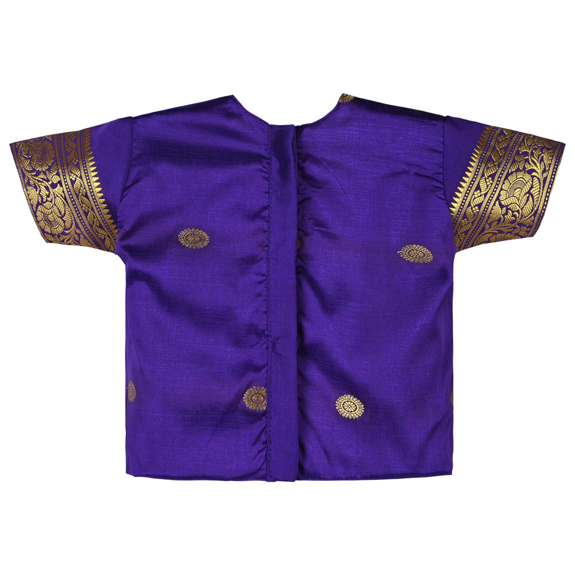 Baby Girls Ethnic Silk Pattu Pavadai Dress | Girls Lehenga Choli