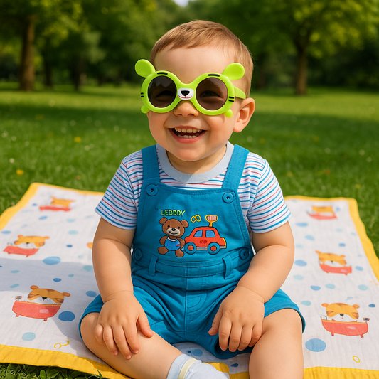 Baby Boys Casual T-shirt Dungaree hdr2006blu