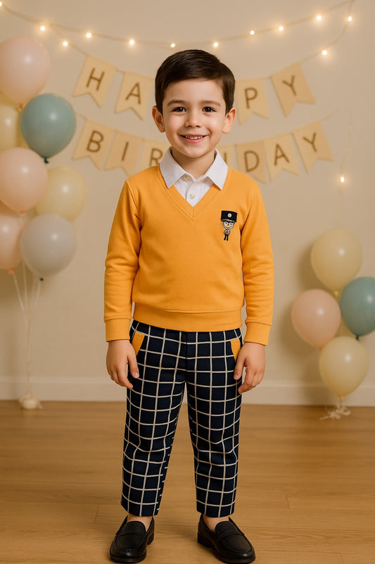 Cotton Clothing Set for Baby Boys hfs598y