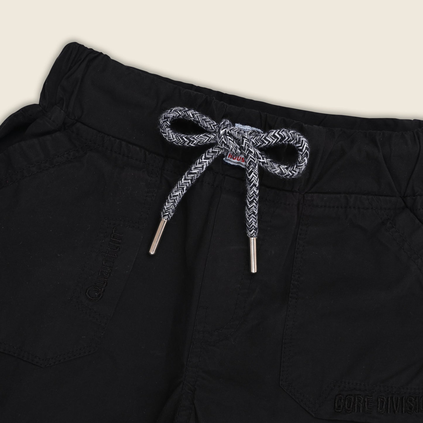 Boys Cotton Elastic Waist Casual Trouser