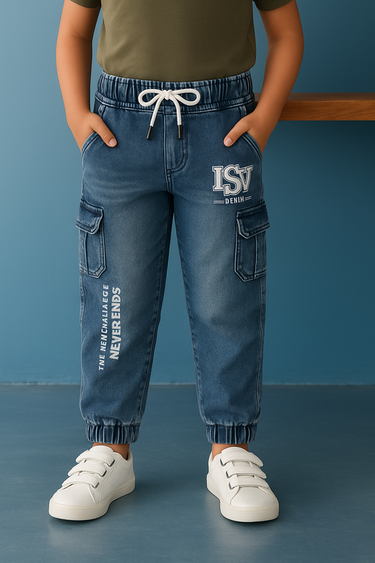 Unisex Regular Fit Jogger Stretchable Jeans