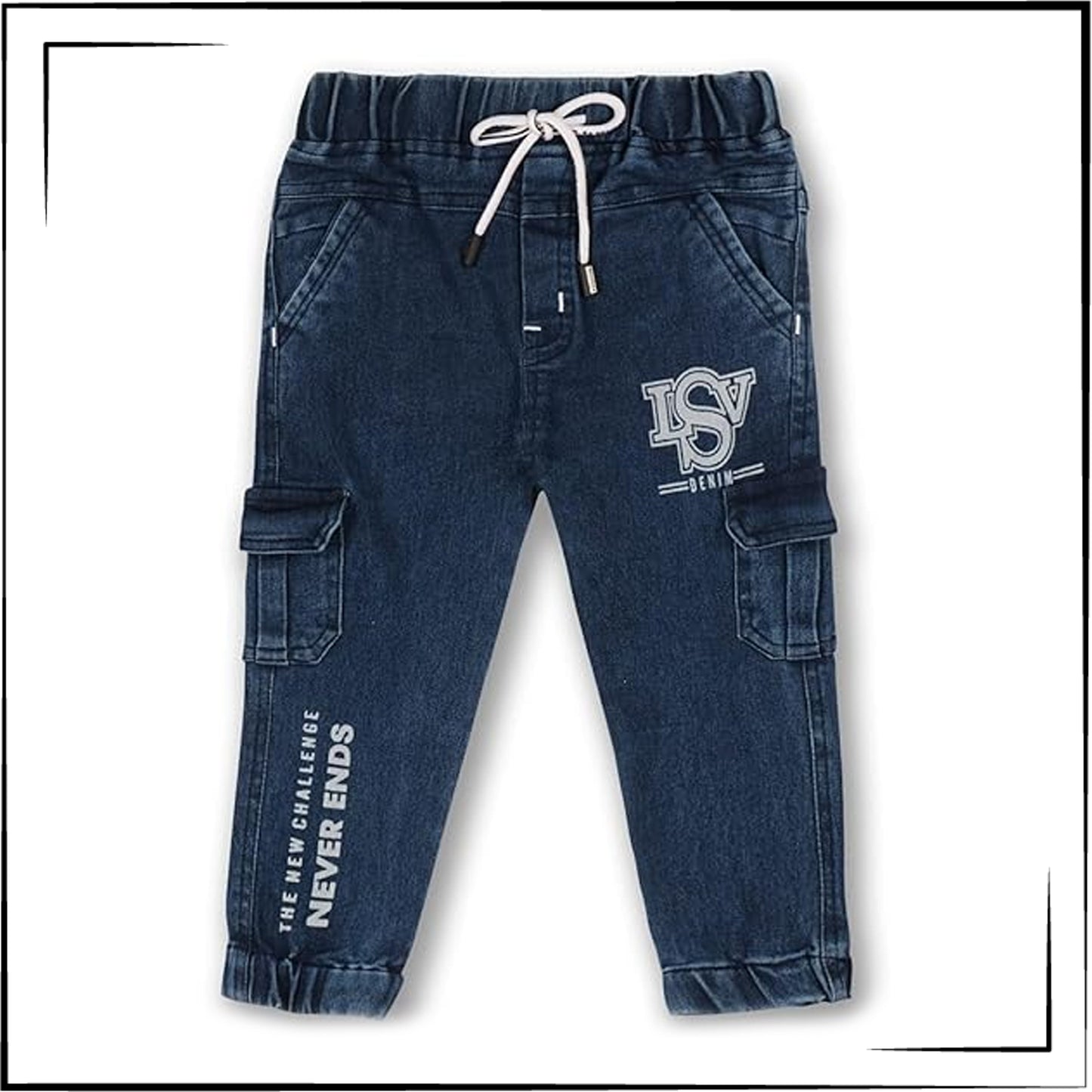 Unisex Regular Fit Jogger Stretchable Jeans
