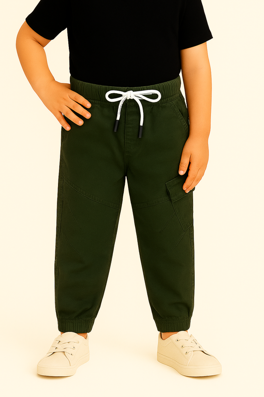 Boys Mid Rise Regular Fit Jogger Jeans