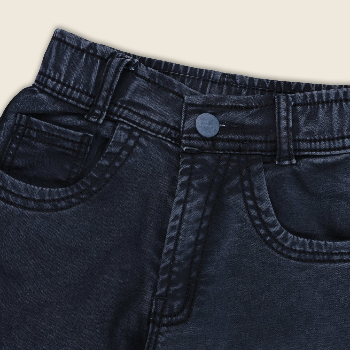 Boys Cotton Elastic Casual Trouser